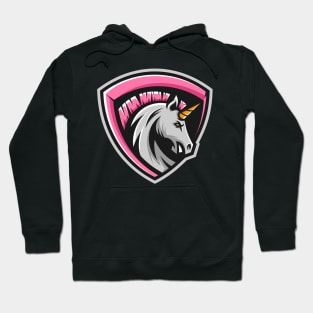 Unicorn character mascot design Hoodie